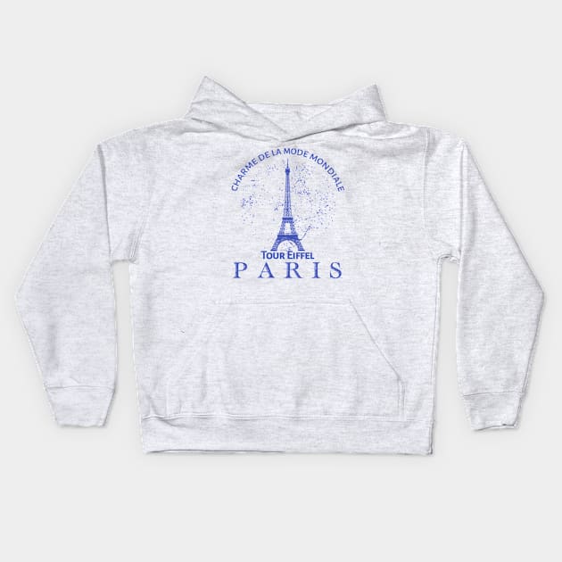 Paris Kids Hoodie by radeckari25